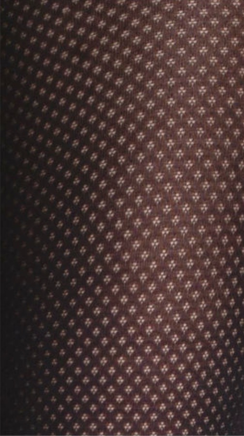 Close up på mønster i strømpebukserne Twist fra Conte